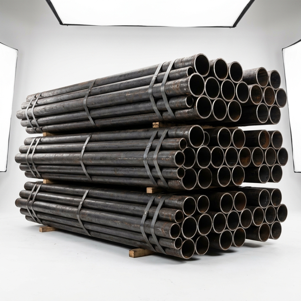 ERW Black Round Pipes